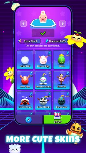 Dream Bounce: Music Color Jump ဖန်သားပြင်ဓာတ်ပုံ 3