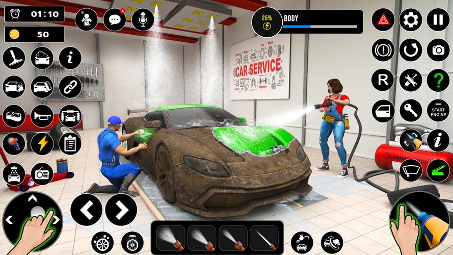 Car Wash Games - Car Games 3D ဖန်သားပြင်ဓာတ်ပုံ 2