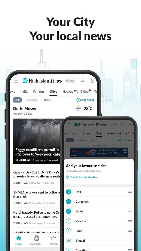 Hindustan Times ภาพหน้าจอ 1
