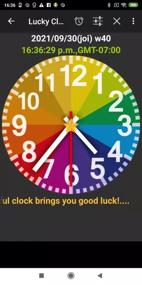 Schermata Rainbow Clock 0