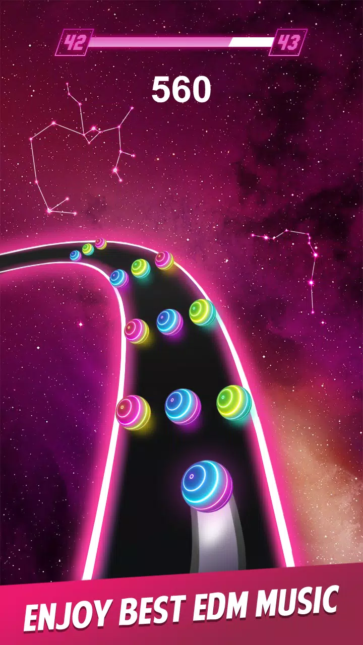 Dancing Ball Color Rush Game Скриншот 2