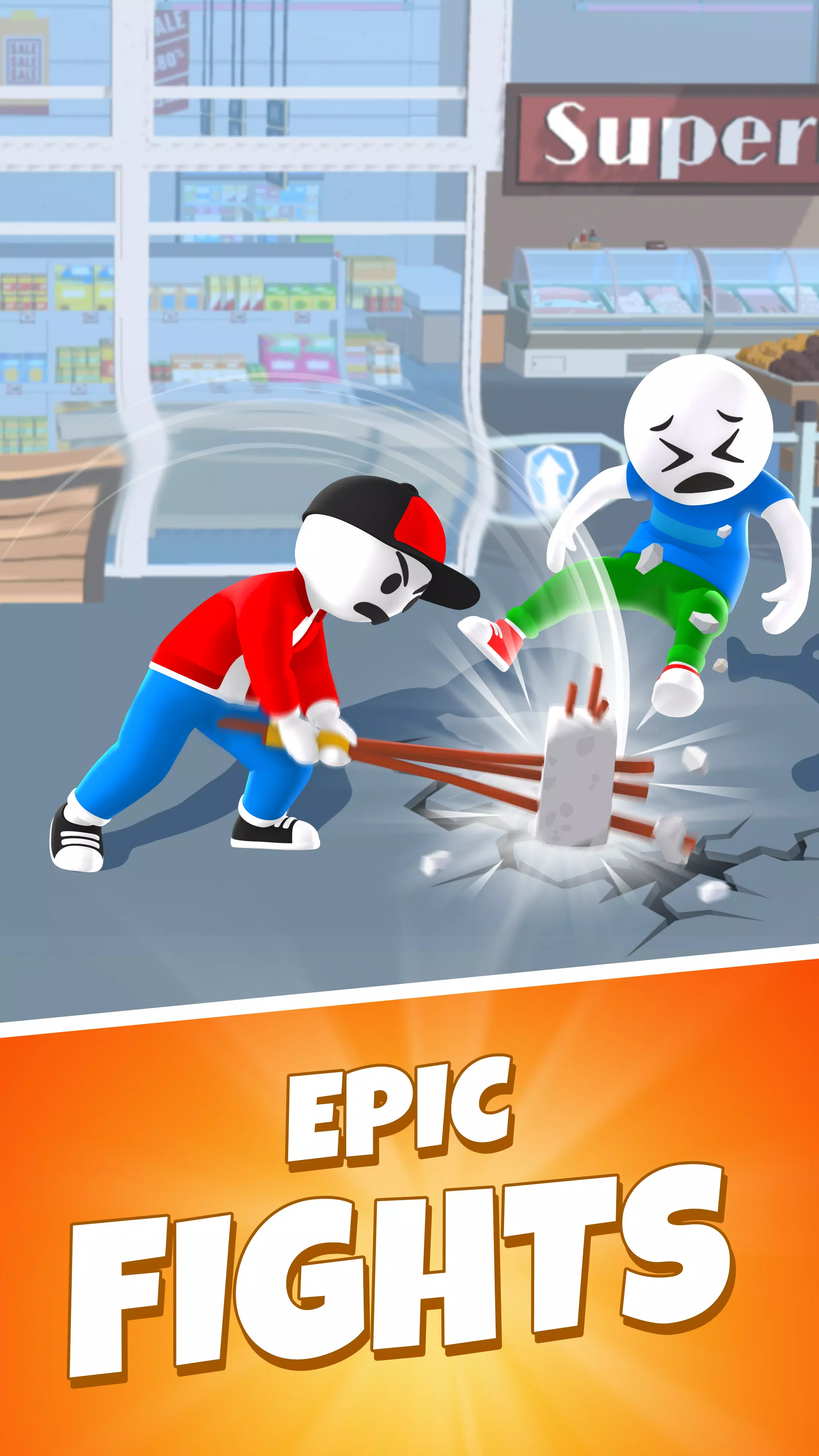 Merge Fighting: Hit Fight Game Ảnh chụp màn hình 0