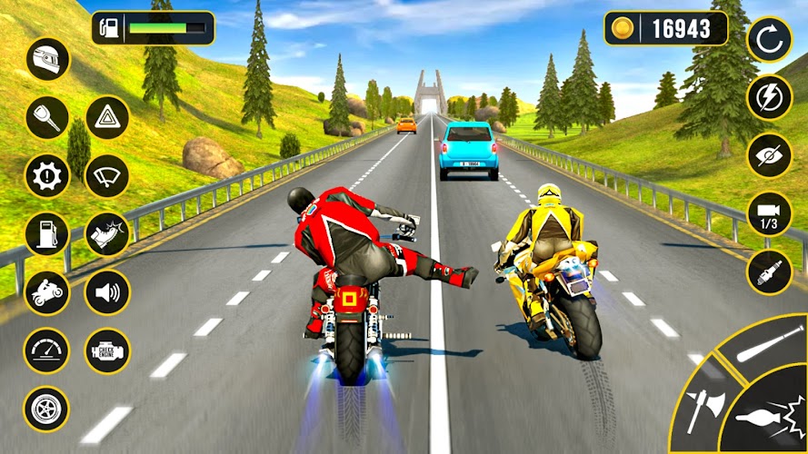 Moto Attack - Bike Racing Game स्क्रीनशॉट 3