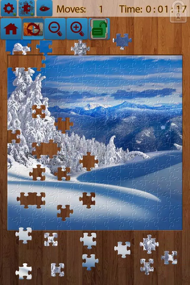 Snow Landscape Jigsaw Puzzles スクリーンショット 0