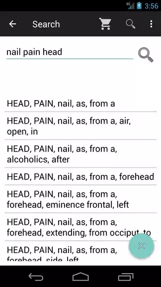 Homoeopathic Repertorium Ekran Görüntüsü 3