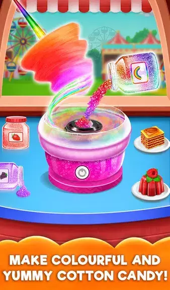 Cotton Candy Shop: Candy Maker ဖန်သားပြင်ဓာတ်ပုံ 0