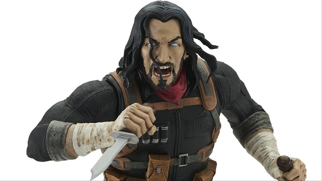 Diamond Select Toys dévoile la statue du guerrier moderne BRZRKR de Keanu Reeves
