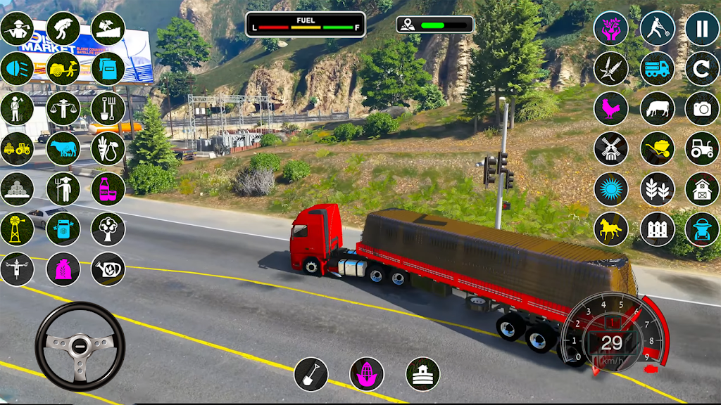 Real Cargo Truck Driving Games Captura de tela 3