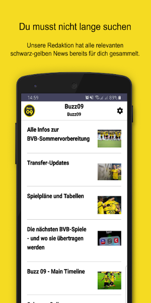Buzz09–die schwarz-gelben News Captura de tela 1