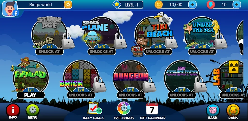 Schermata Bingo World 1