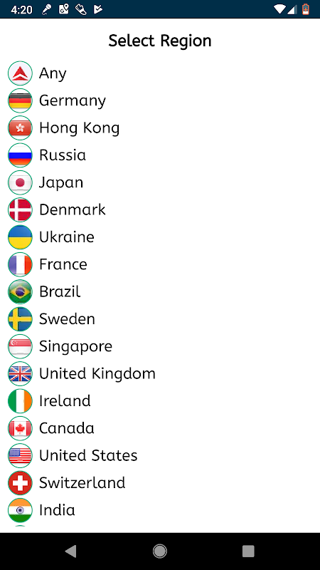 Delta VPN : Secure VPN Proxy : VPN UK, IRAN, USA Tangkapan skrin 2