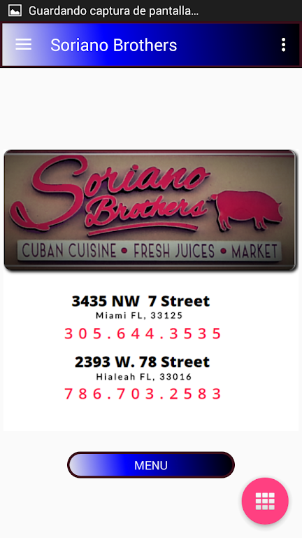 Soriano Brothers Cuban Cuisine Schermafbeelding 0