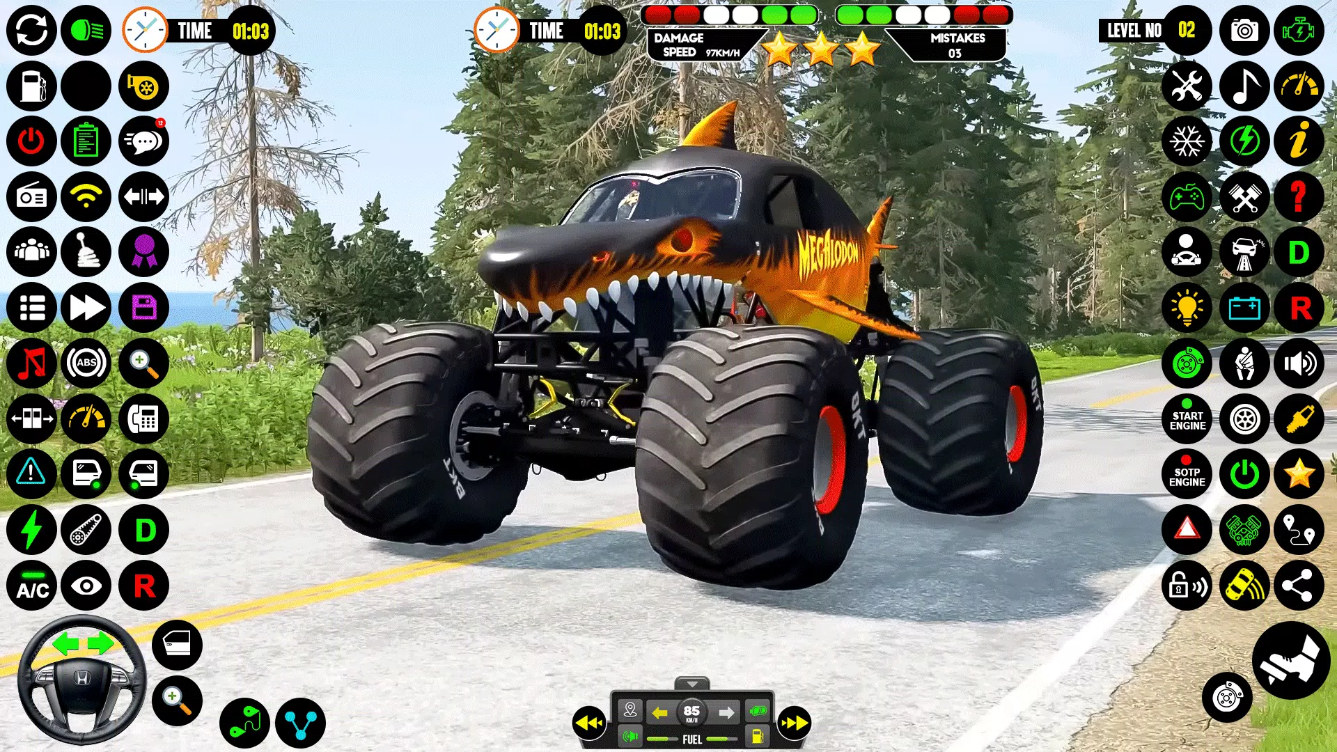 Monster Truck Racing: Truck 3D應用截圖第0張