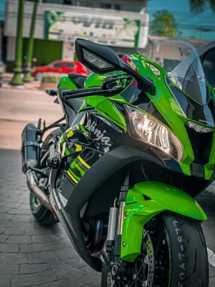 Kawasaki Ninja ZX10r Wallpaper Tangkapan skrin 3