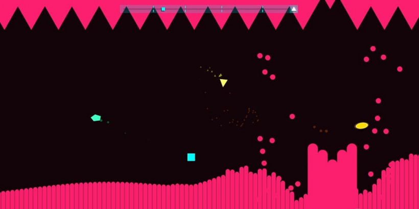 Just Shapes & Beats は、この混沌とし​​た協力プレイの弾幕で思っている以上に楽しいゲームです。iOS に登場しました。