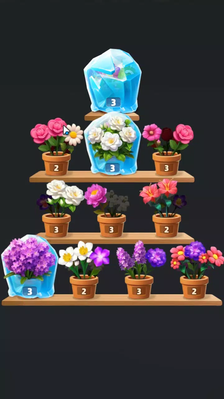 Floral Sort 3D ภาพหน้าจอ 2