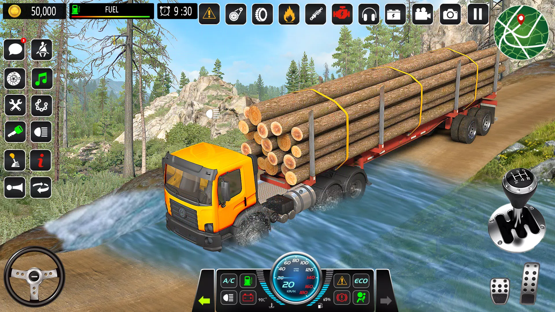 Mountain Truck Driving Games Скриншот 2