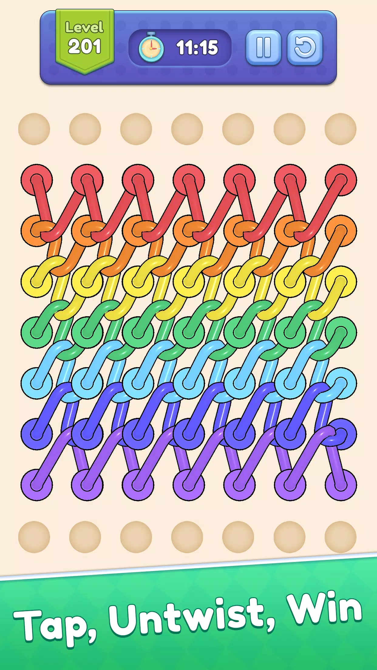 Tangle Out: Rope Puzzle ภาพหน้าจอ 3