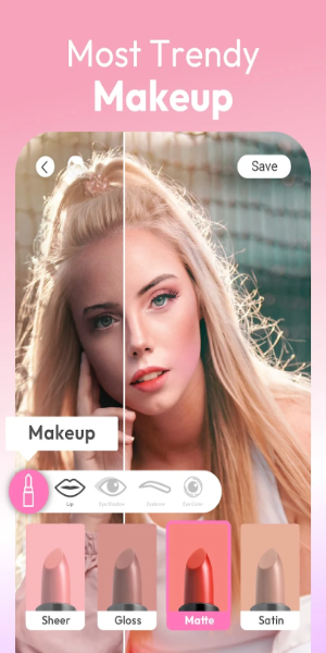 YouCam Makeup ဖန်သားပြင်ဓာတ်ပုံ 0