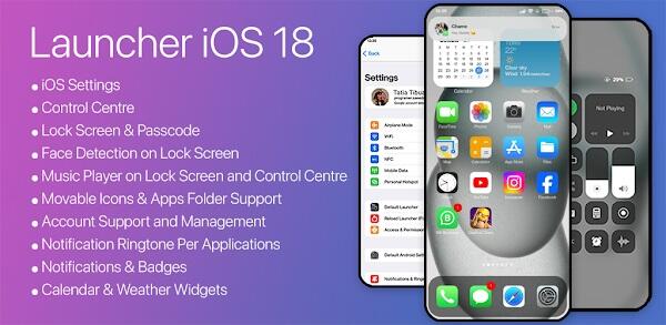 Launcher iOS 18 Pro Captura de pantalla 0