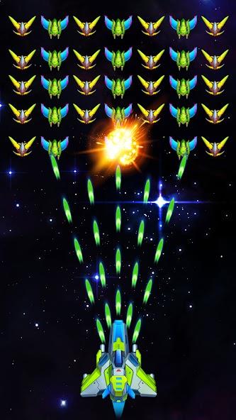 Galaxy Invader: Alien Shooting Mod Tangkapan skrin 0