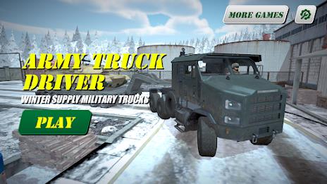 Army Truck Driver Captura de tela 0