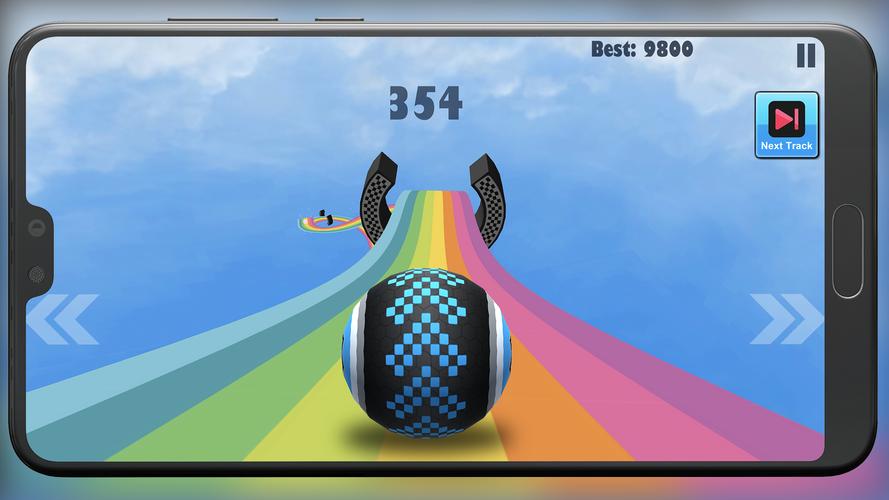 Rolling Ball Impossible road スクリーンショット 0