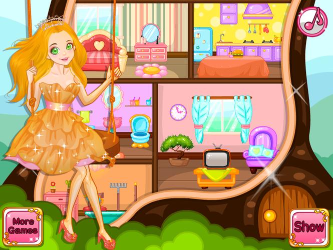 Princess Doll House Decoration應用截圖第0張