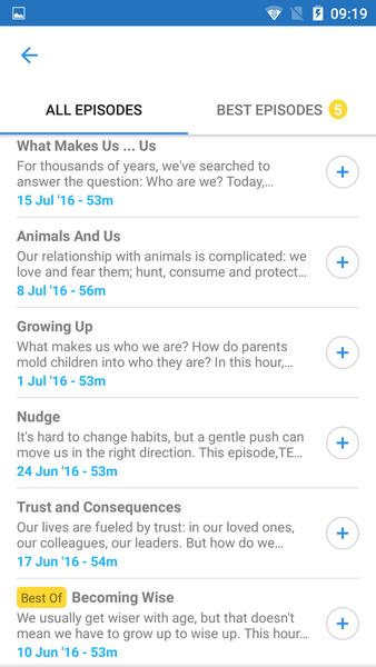 Podcast App Screenshot 1