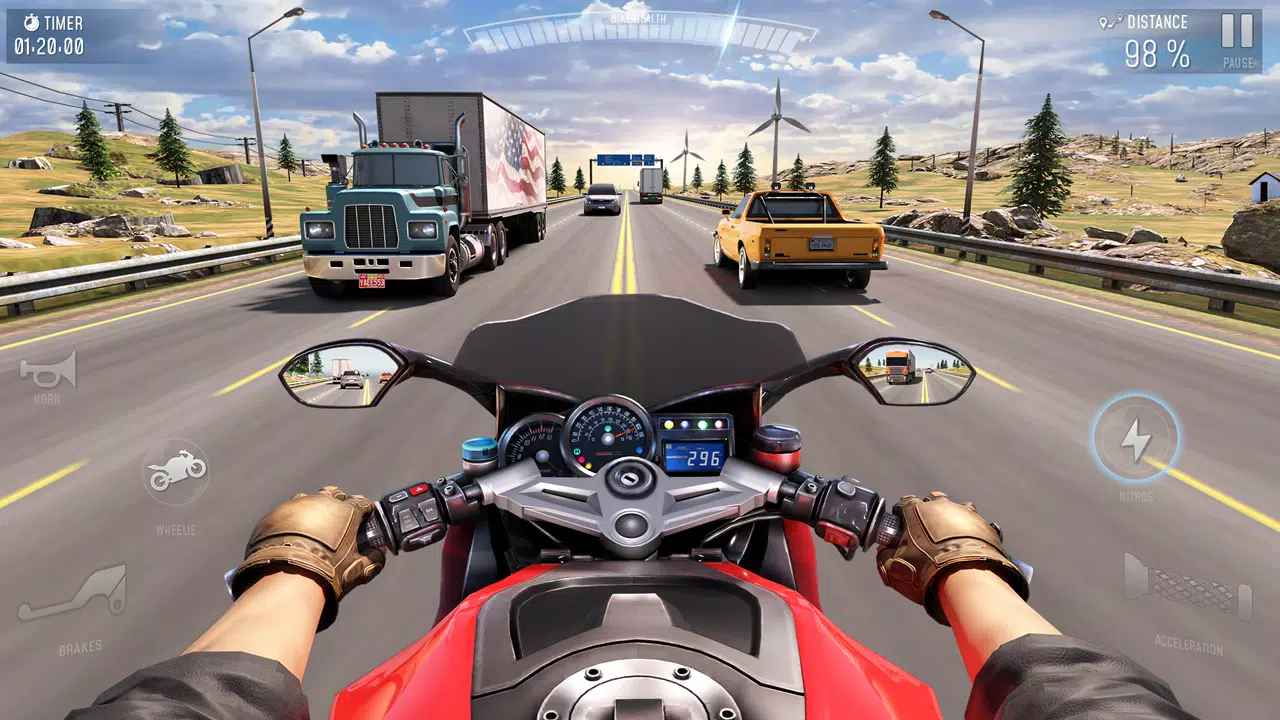 Rider 3D Bike Racing Games Captura de tela 0