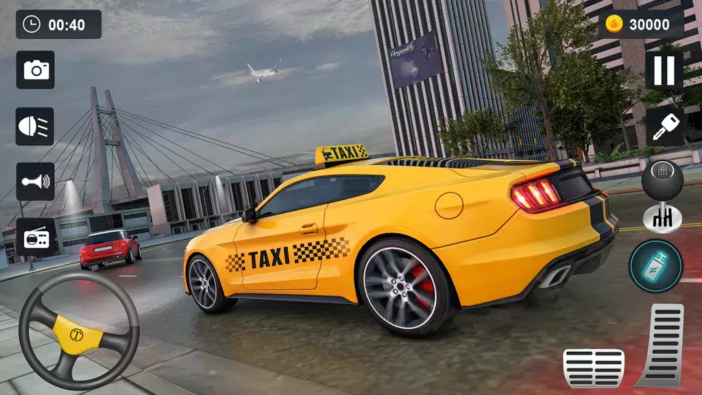 Taxi Simulator 3D - Taxi Games Скриншот 3